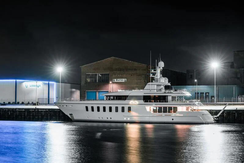 a boat in the water aboard BELLA Yacht for Sale