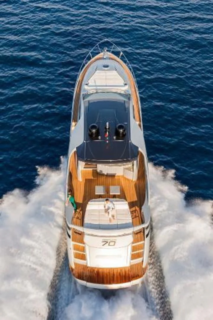 a boat in the water aboard STAR Yacht for Sale