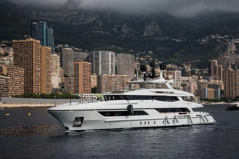 a boat on the water aboard ANDIAMO Yacht for Sale