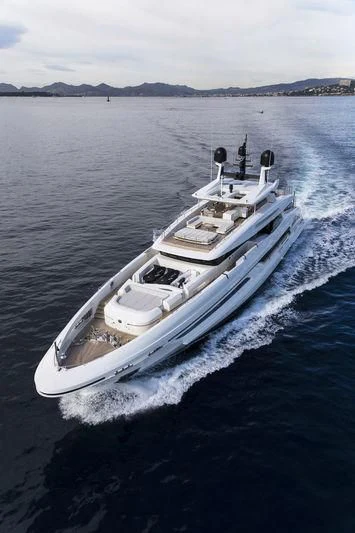 a ship on the water aboard ANDIAMO Yacht for Sale