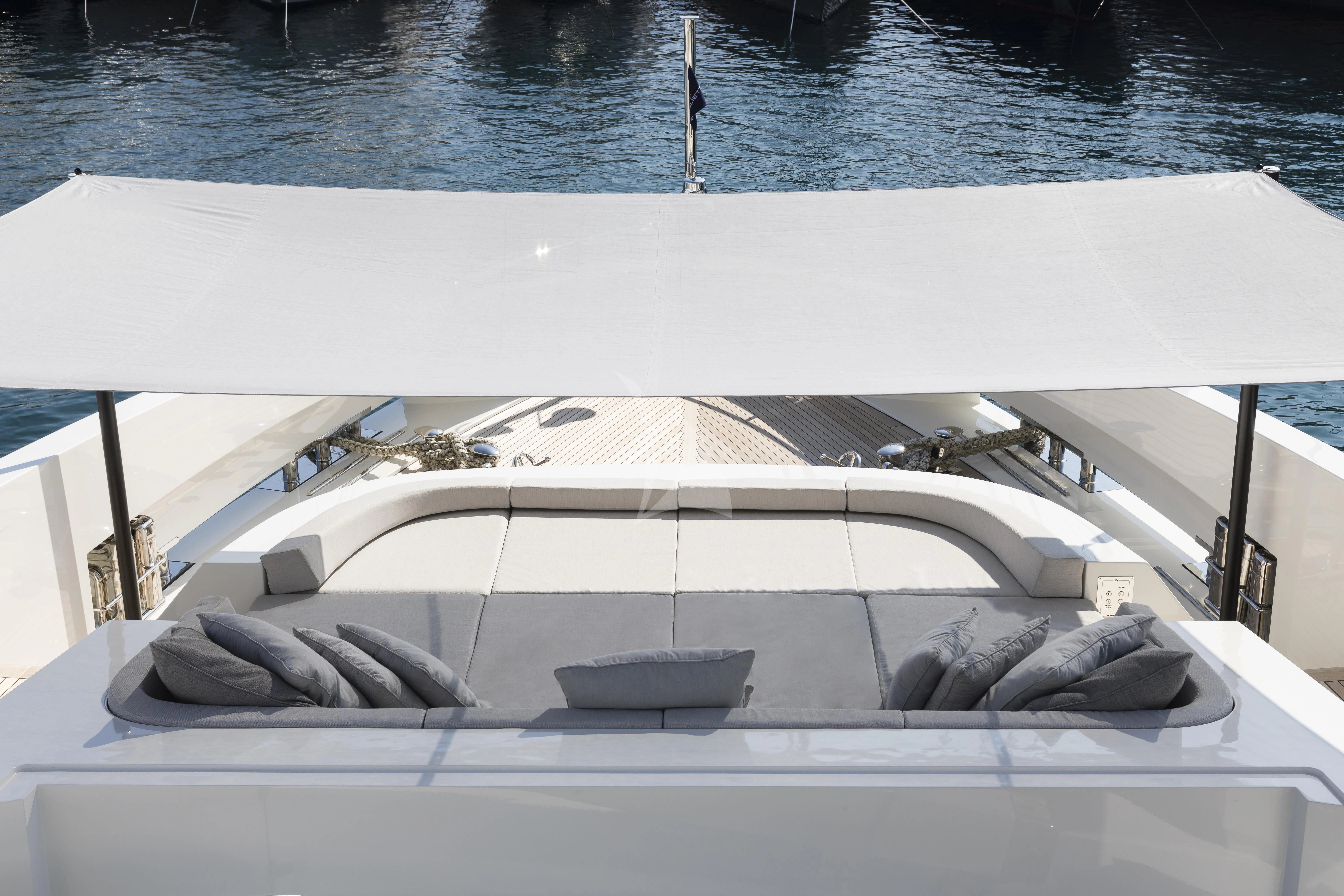 a boat in the water aboard ANDIAMO Yacht for Sale