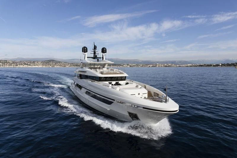 a boat on the water aboard ANDIAMO Yacht for Sale