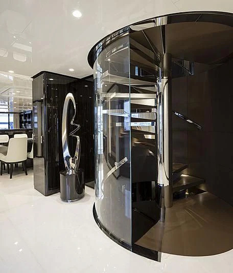 a large machine in a room aboard ANDIAMO Yacht for Sale