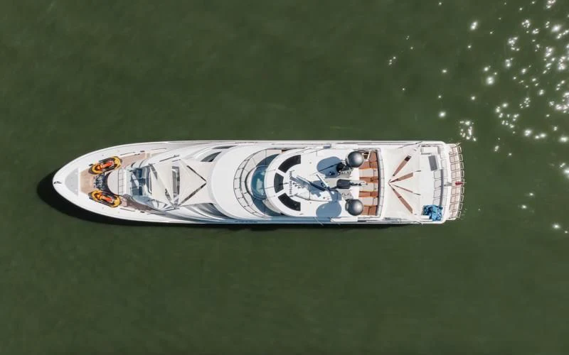 a box with a picture of a ship on it aboard FIGARO Yacht for Sale