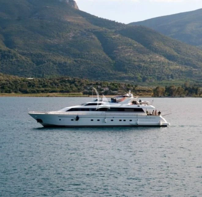 a boat on the water aboard ABSOLUTE KING Yacht for Sale