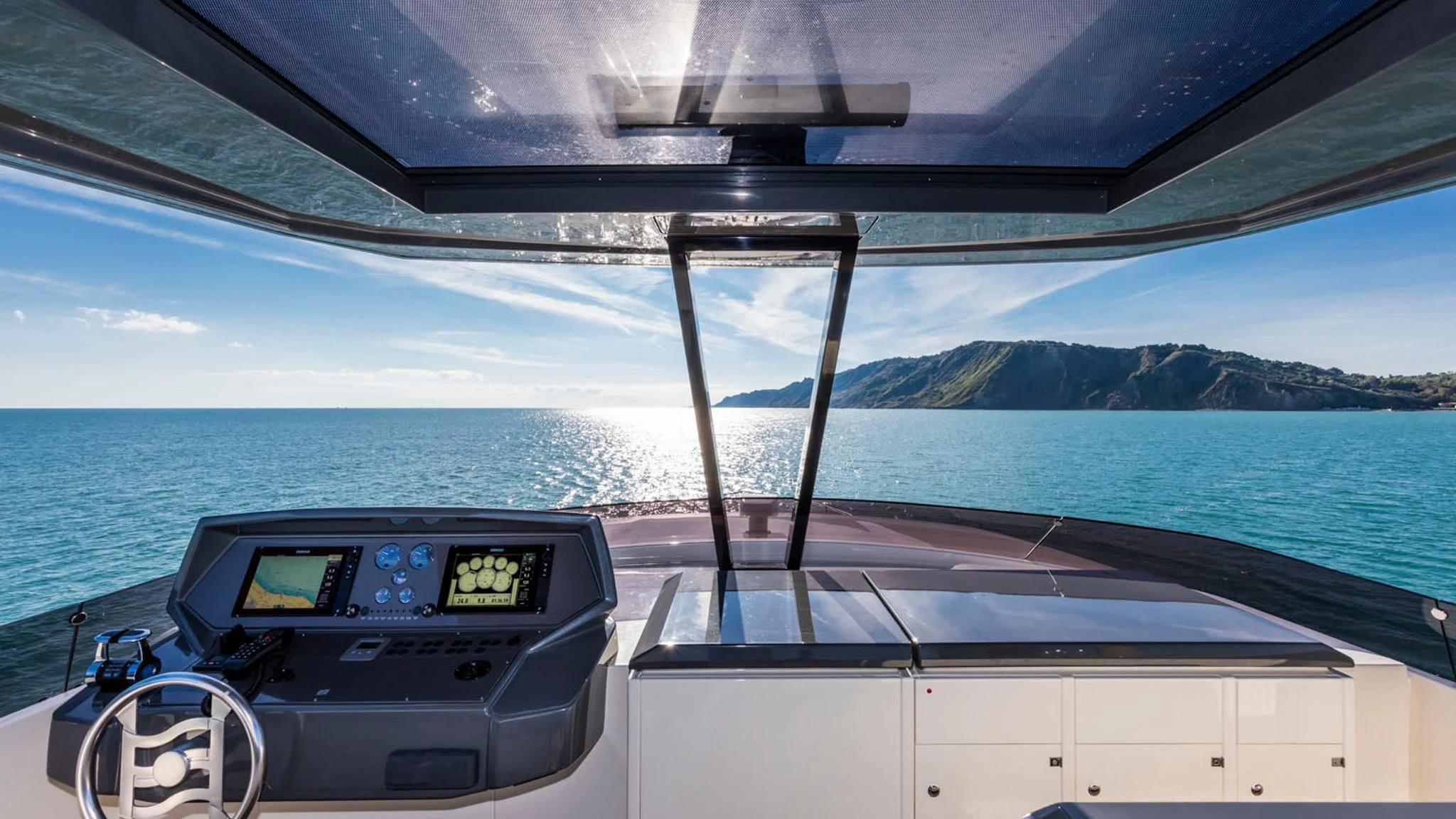 a boat on the water aboard TO INDIA Yacht for Sale