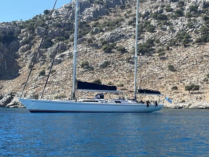 a boat on the water aboard ALMUNDARVI Yacht for Sale