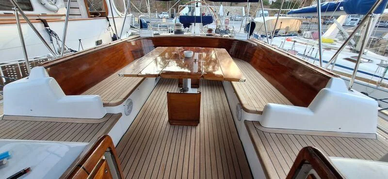 a boat on the water aboard ALMUNDARVI Yacht for Sale