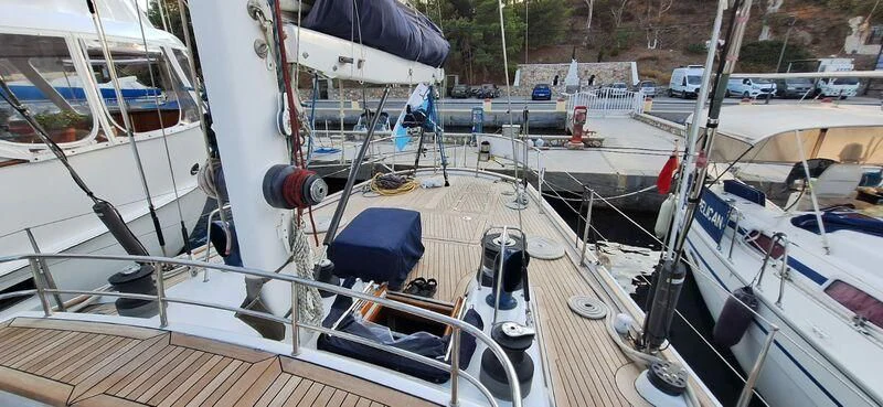 a group of boats are parked in a harbor aboard ALMUNDARVI Yacht for Sale