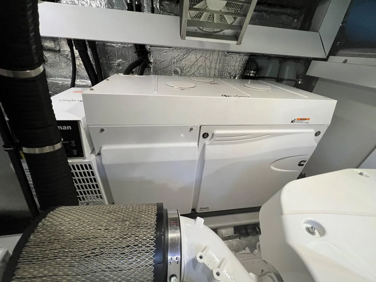 a close-up of a machine aboard 66 MANHATTAN Yacht for Sale