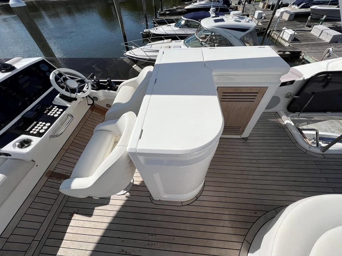 a boat on the water aboard 66 MANHATTAN Yacht for Sale