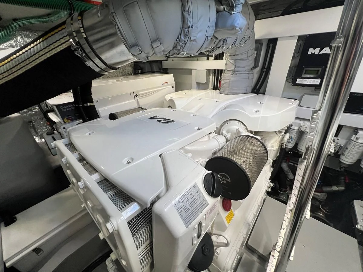 a close-up of a machine aboard 66 MANHATTAN Yacht for Sale