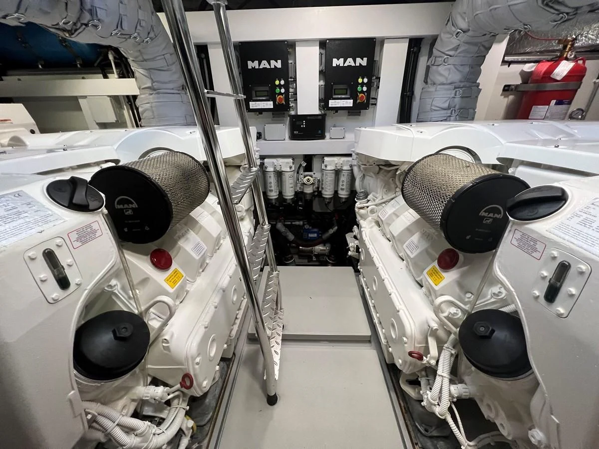 a close-up of a machine aboard 66 MANHATTAN Yacht for Sale