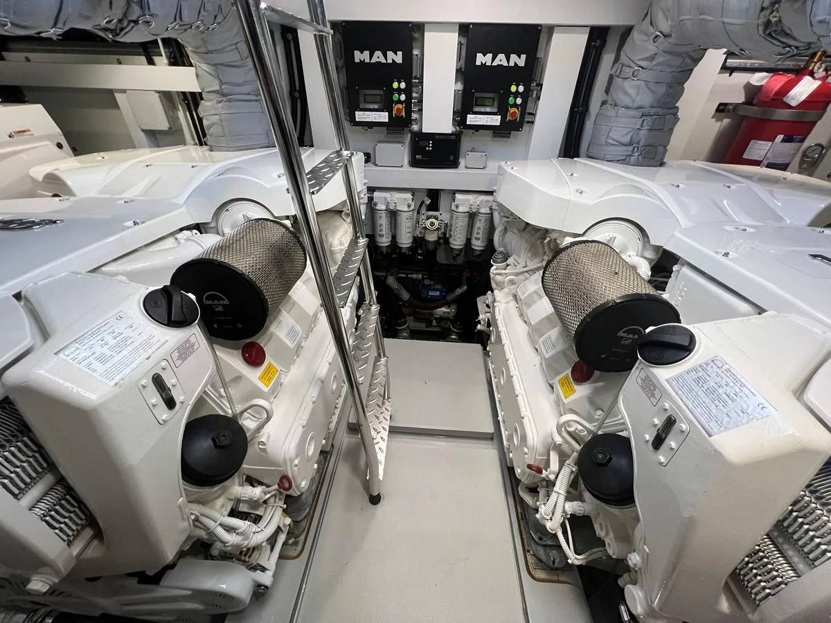a close-up of a machine aboard 66 MANHATTAN Yacht for Sale