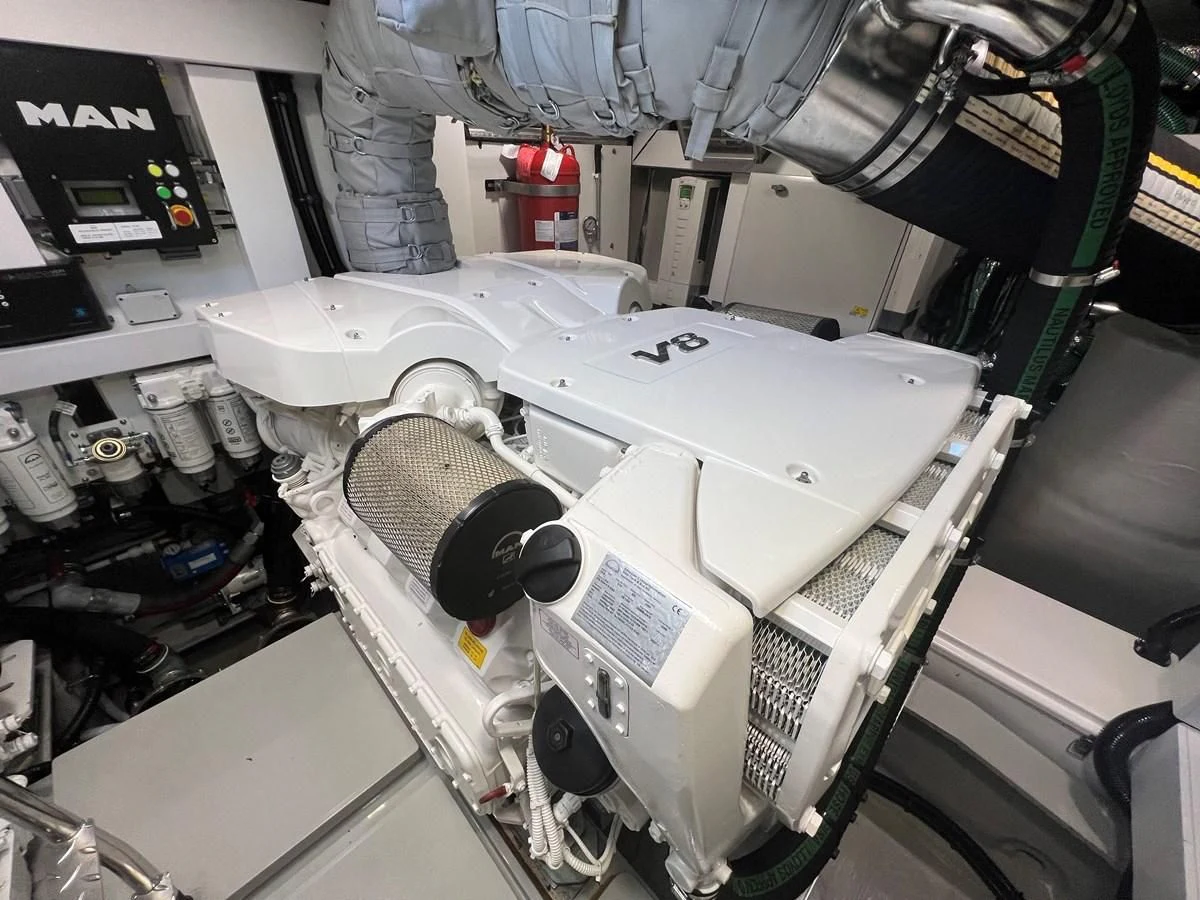 a close-up of a machine aboard 66 MANHATTAN Yacht for Sale