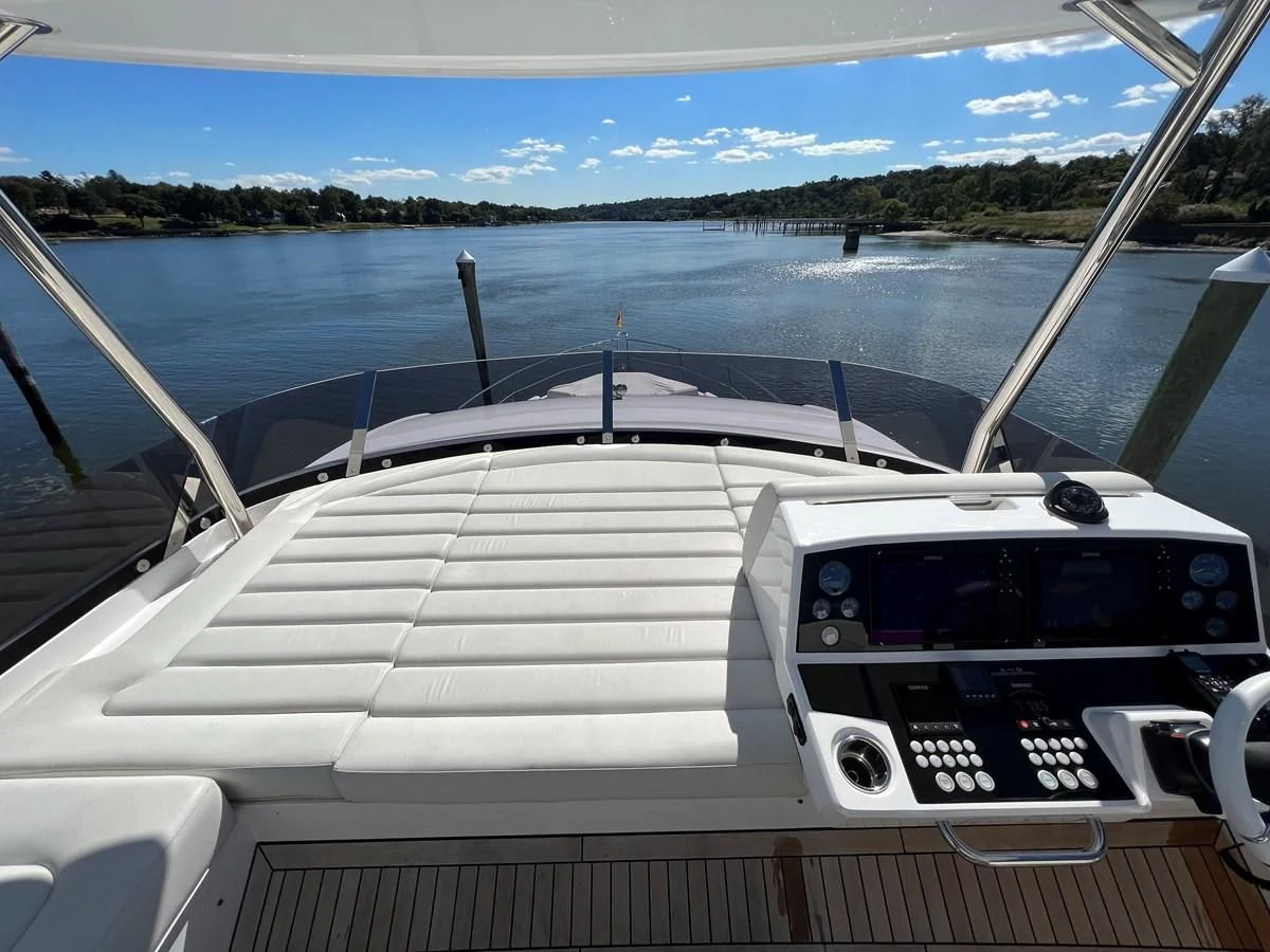 a boat on the water aboard 66 MANHATTAN Yacht for Sale