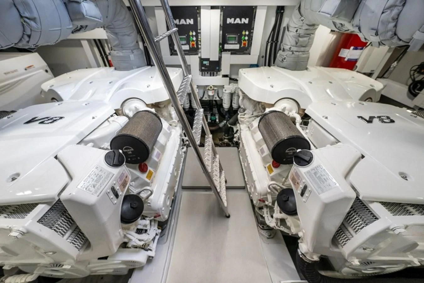 a close-up of a machine aboard 66 MANHATTAN Yacht for Sale