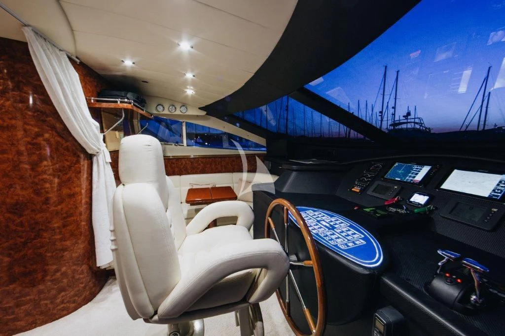 inside of an airplane aboard LADY LONA Yacht for Sale