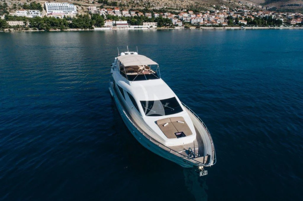 a boat in the water aboard LADY LONA Yacht for Sale