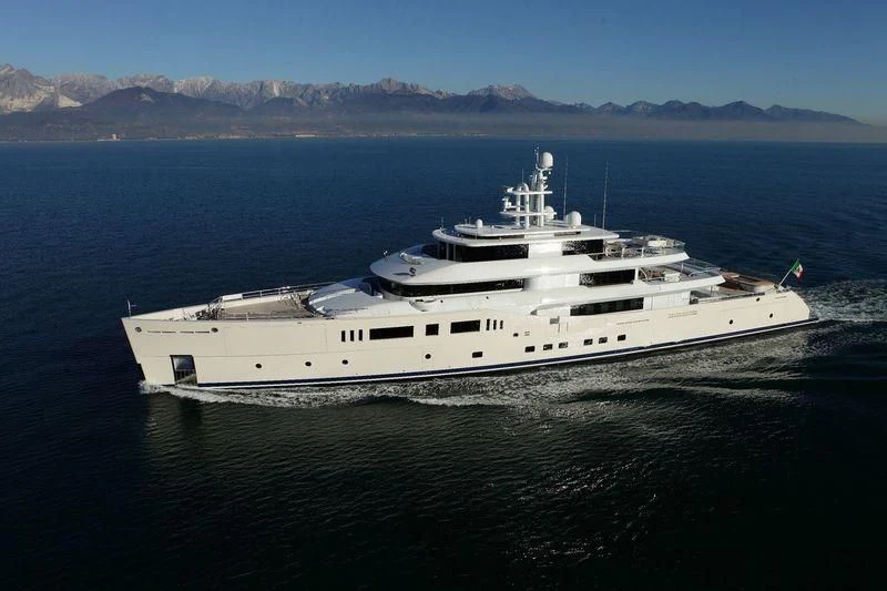a ship on the water aboard NAUTILUS Yacht for Sale