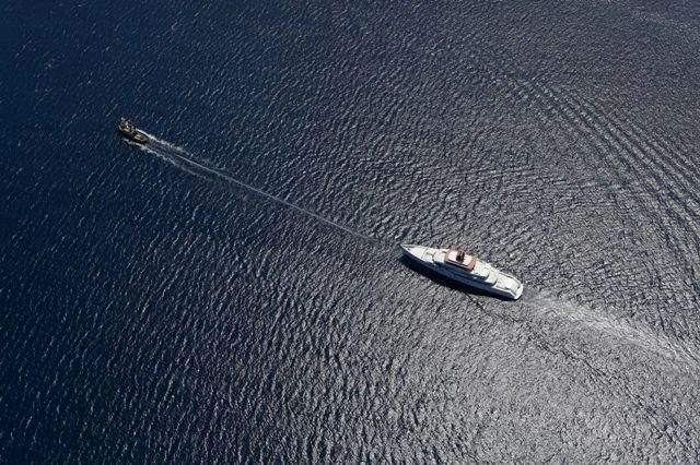 a small electrical device aboard NAUTILUS Yacht for Sale