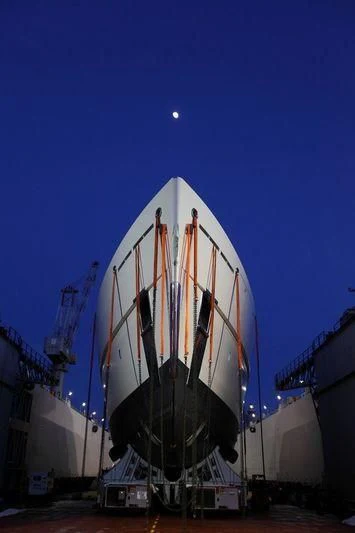 a large metal object aboard NAUTILUS Yacht for Sale