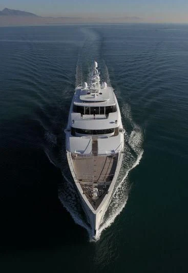 a ship in the water aboard NAUTILUS Yacht for Sale