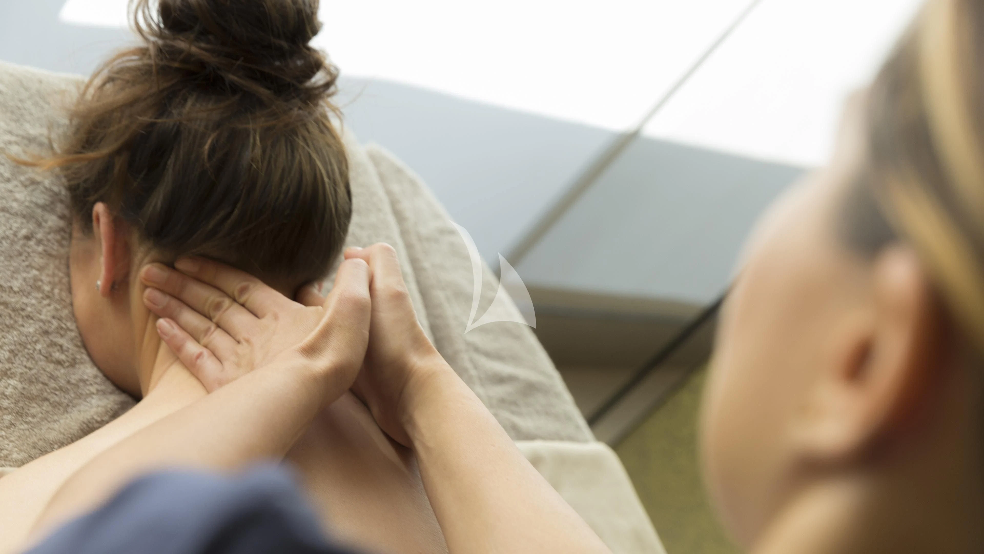 a woman holding her face aboard NAUTILUS Yacht for Sale