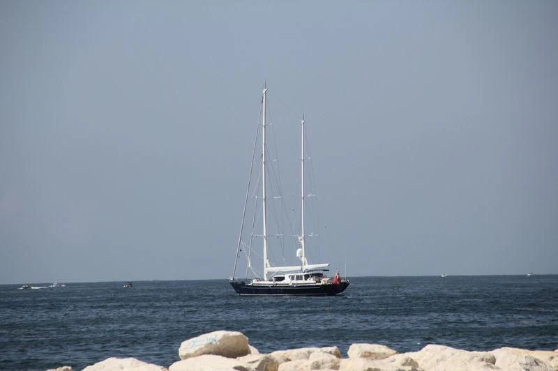 a sailboat on the water aboard LA CATTIVA 1 Yacht for Sale