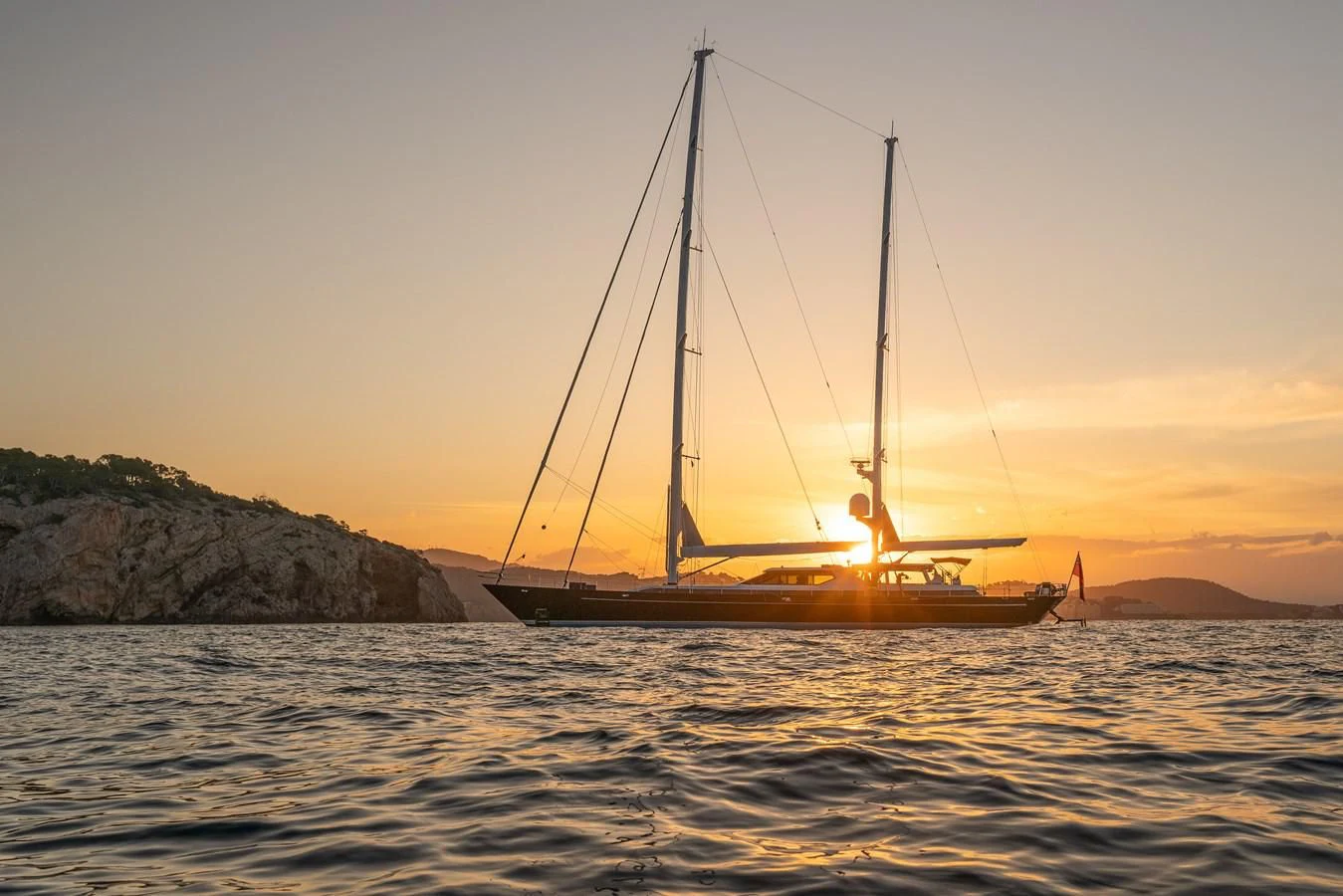 a sailboat on the water aboard LA CATTIVA 1 Yacht for Sale