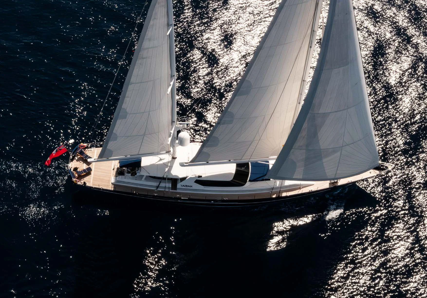 a boat on the water aboard LA CATTIVA 1 Yacht for Sale