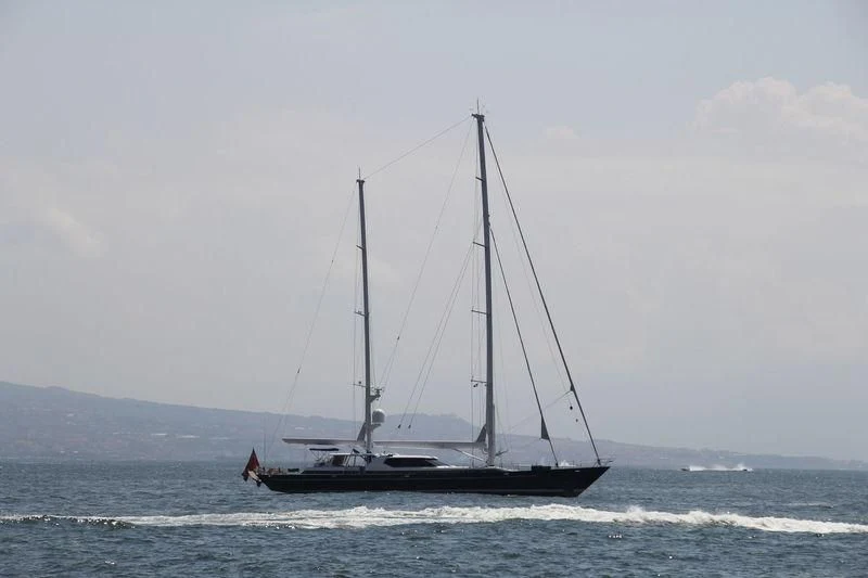 a sailboat on the water aboard LA CATTIVA 1 Yacht for Sale