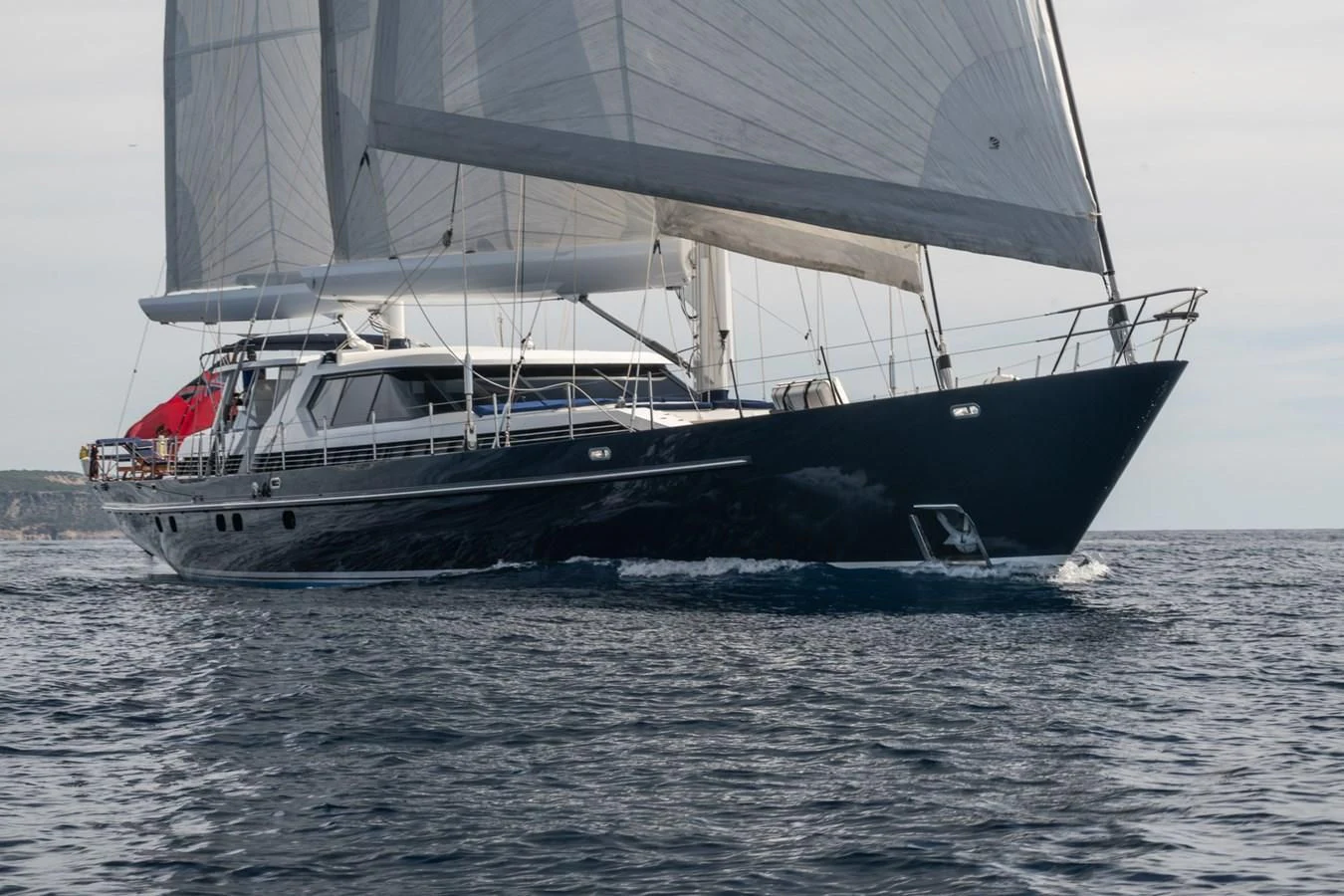 a boat on the water aboard LA CATTIVA 1 Yacht for Sale