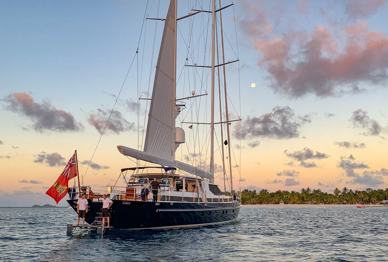 a boat on the water aboard LA CATTIVA 1 Yacht for Sale