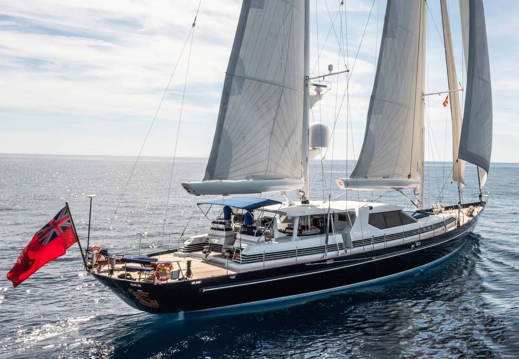 a sailboat on the water aboard LA CATTIVA 1 Yacht for Sale