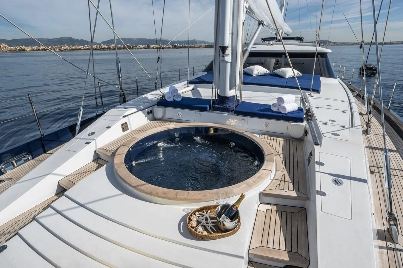 a boat on the water aboard LA CATTIVA 1 Yacht for Sale