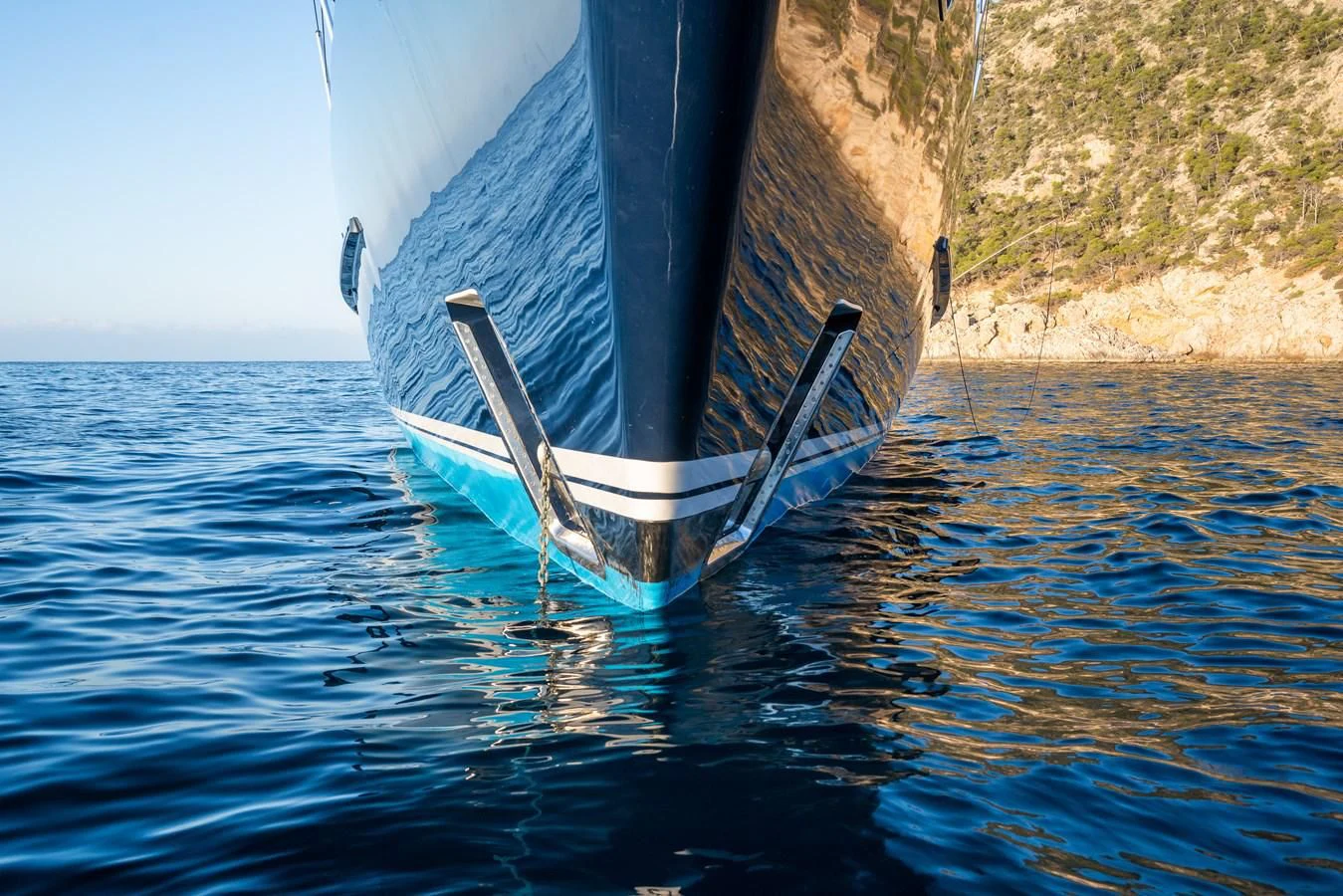 a boat in the water aboard LA CATTIVA 1 Yacht for Sale