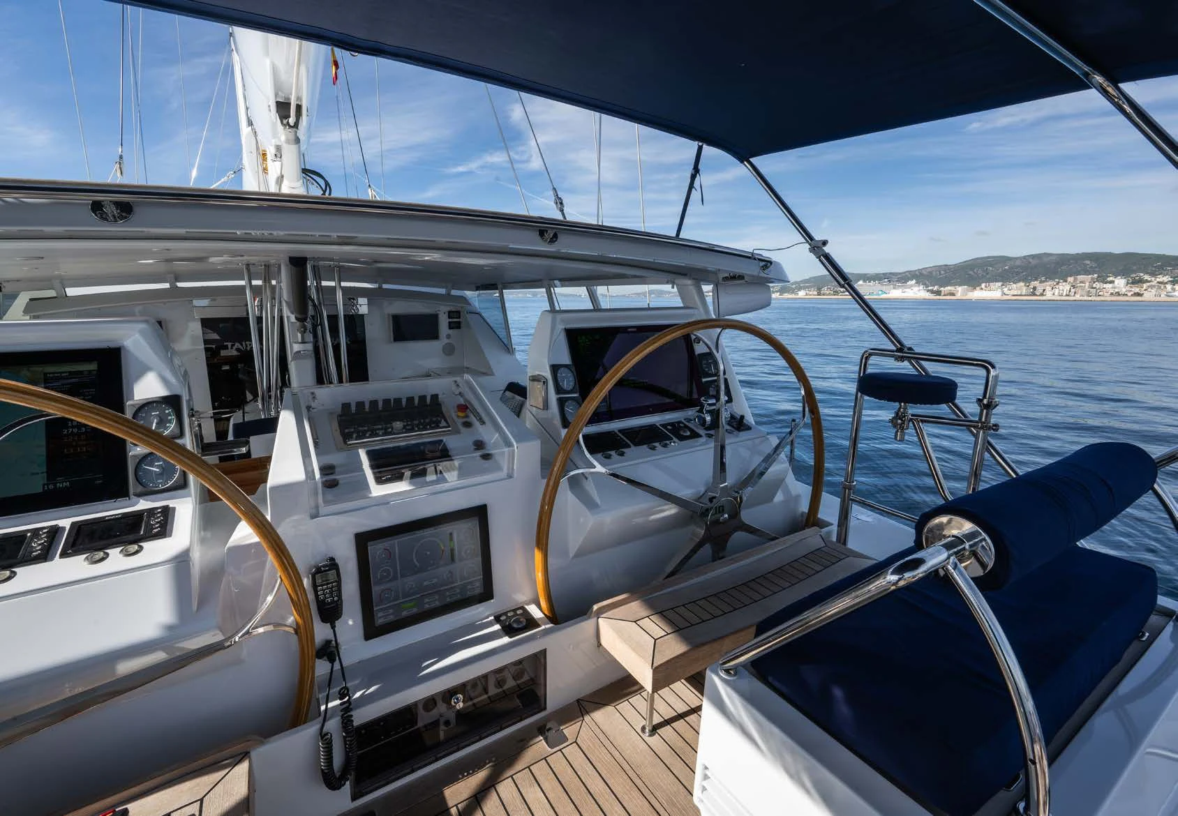 the inside of a boat aboard LA CATTIVA 1 Yacht for Sale