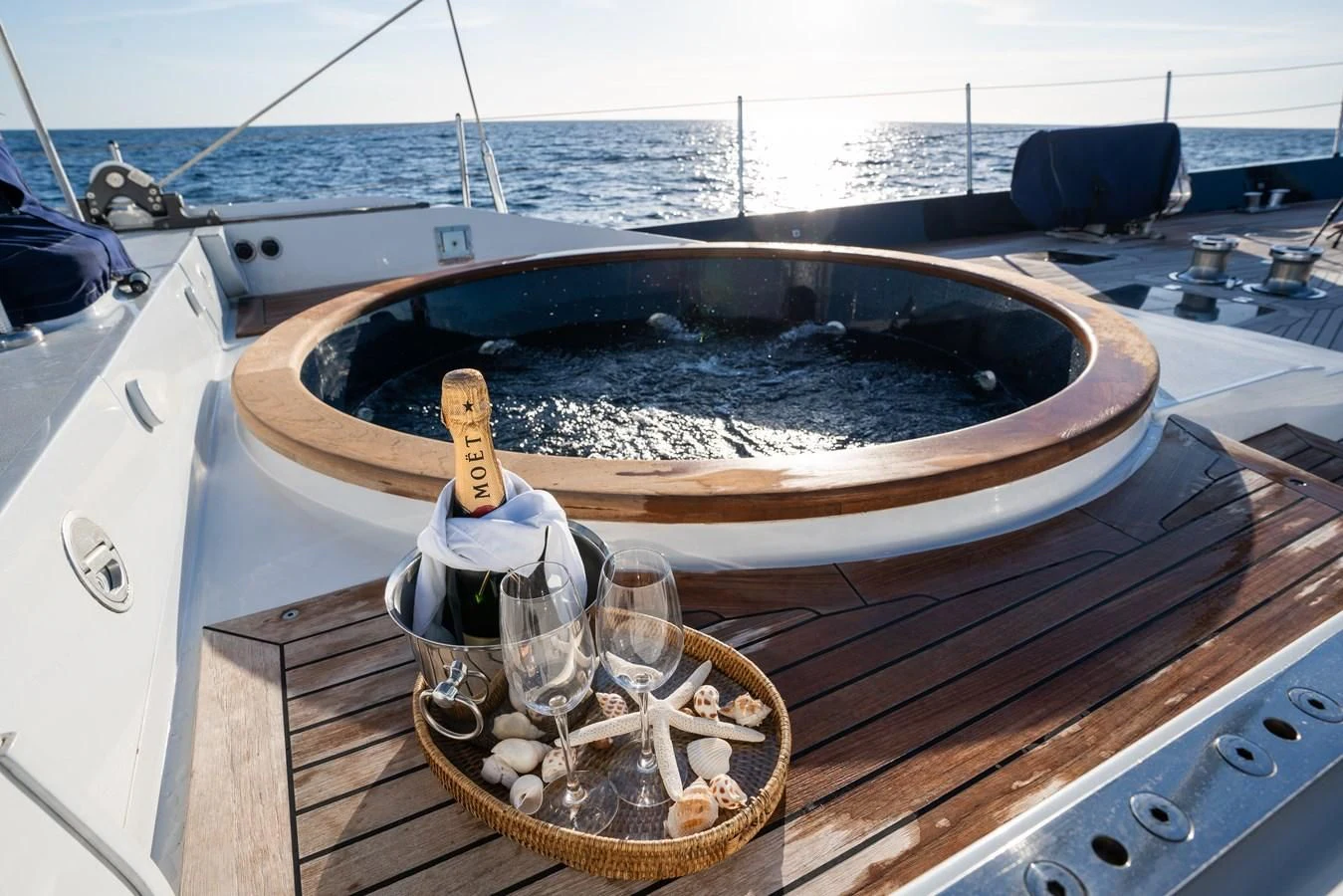 a boat on a dock aboard LA CATTIVA 1 Yacht for Sale
