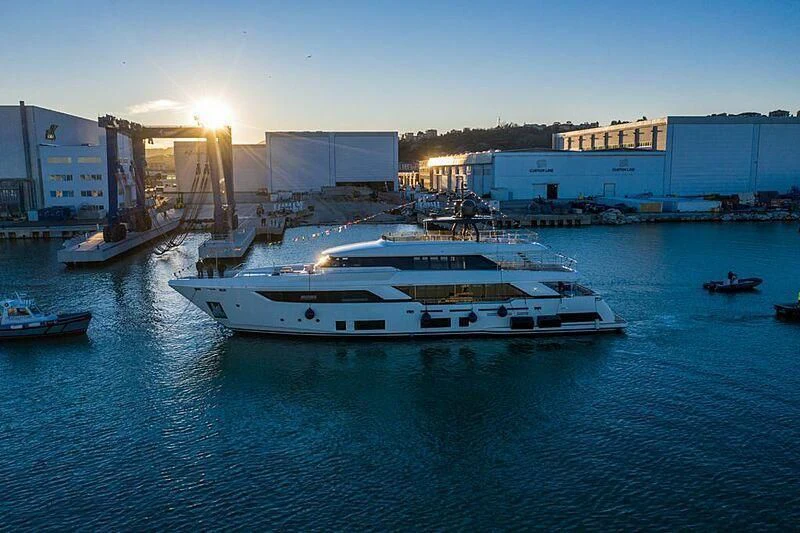 a yacht in the water aboard JOANNA B Yacht for Sale