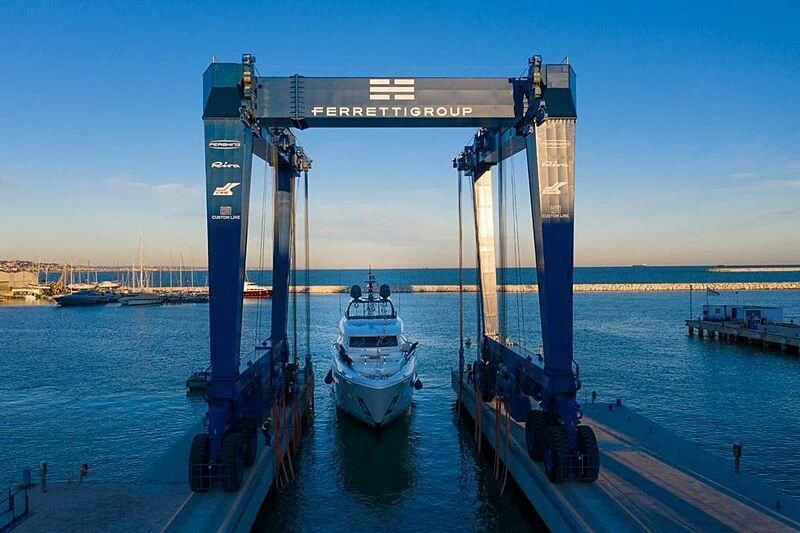 a boat in the water aboard JOANNA B Yacht for Sale