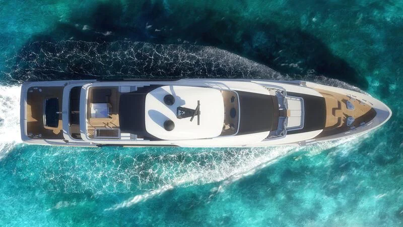 a car with a number on the side aboard ASANTE Yacht for Sale