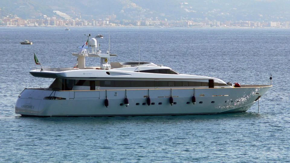 a white yacht in the water aboard A6M ZERO Yacht for Sale