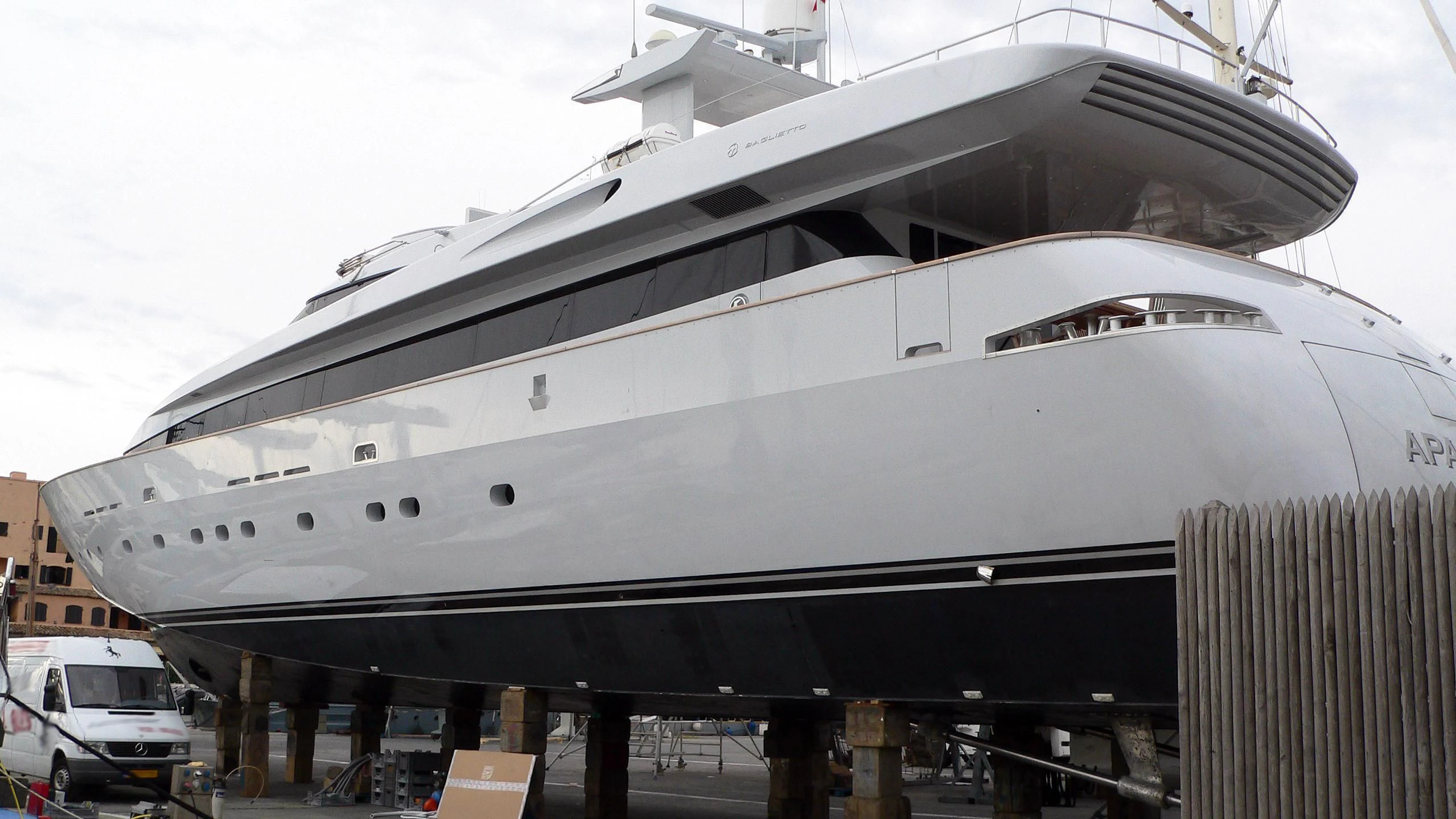a large white yacht aboard A6M ZERO Yacht for Sale