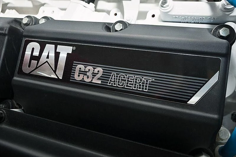 a black rectangular object with a silver logo on it aboard VARIABLE Yacht for Sale