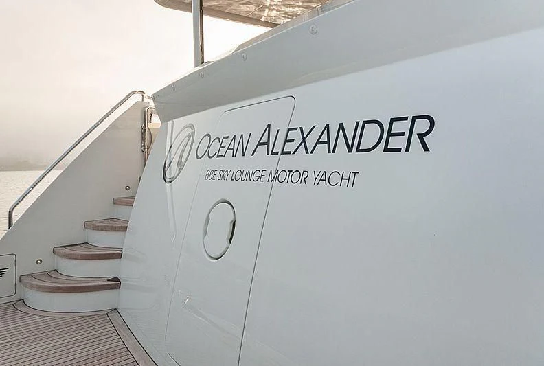 text, letter aboard VARIABLE Yacht for Sale