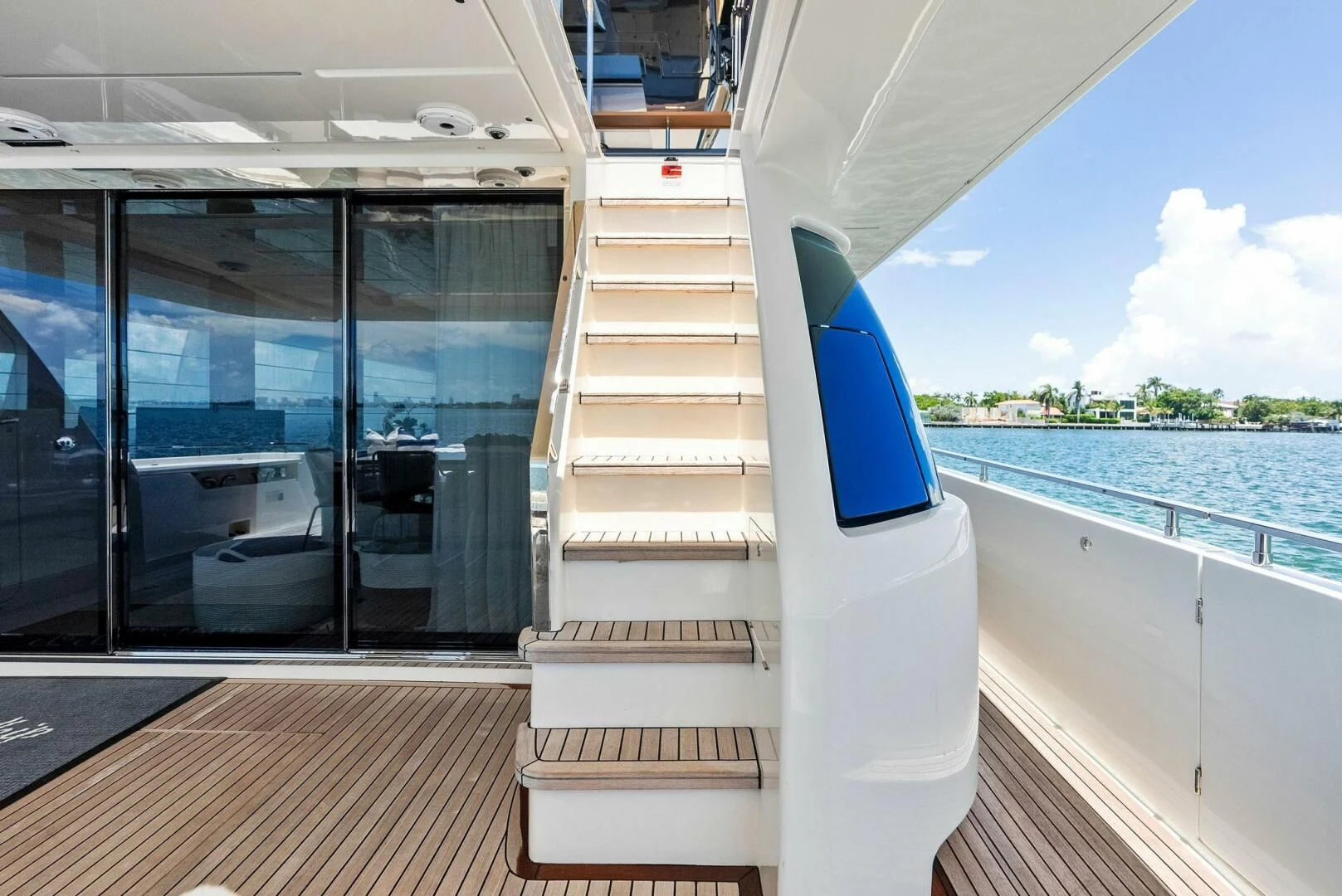 a boat with a slide aboard INEA Yacht for Sale