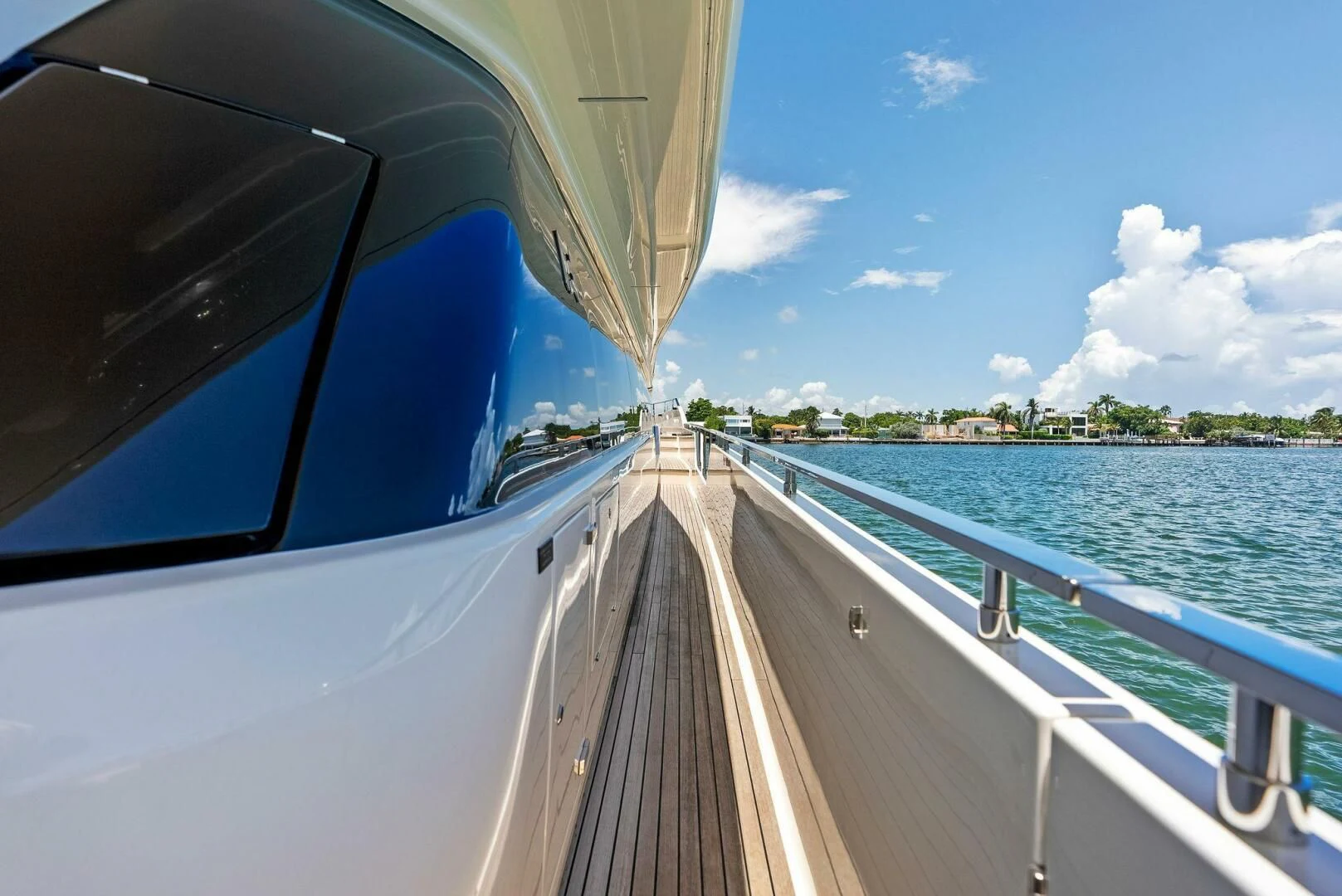 a boat on the water aboard INEA Yacht for Sale