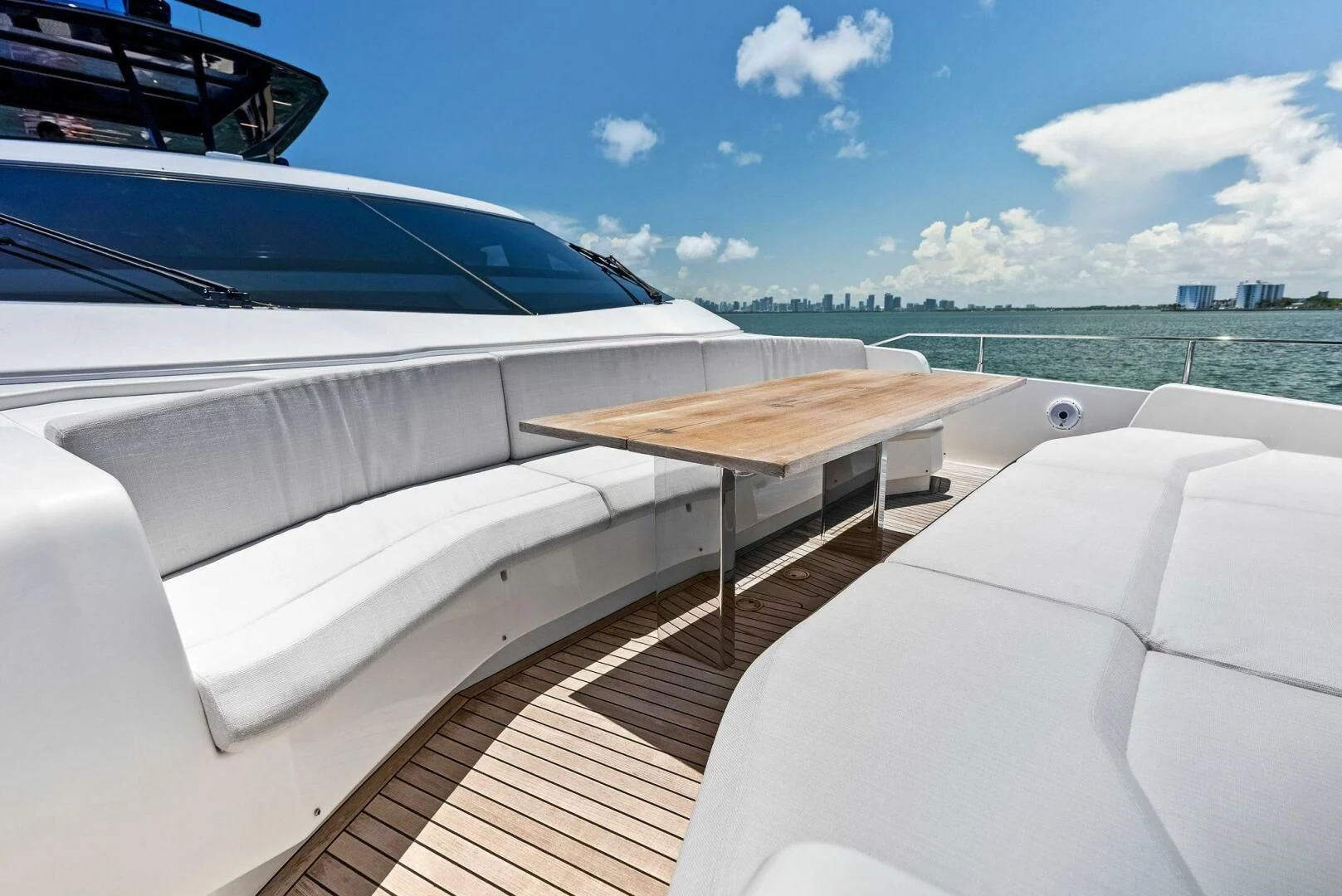 a boat on the water aboard INEA Yacht for Sale
