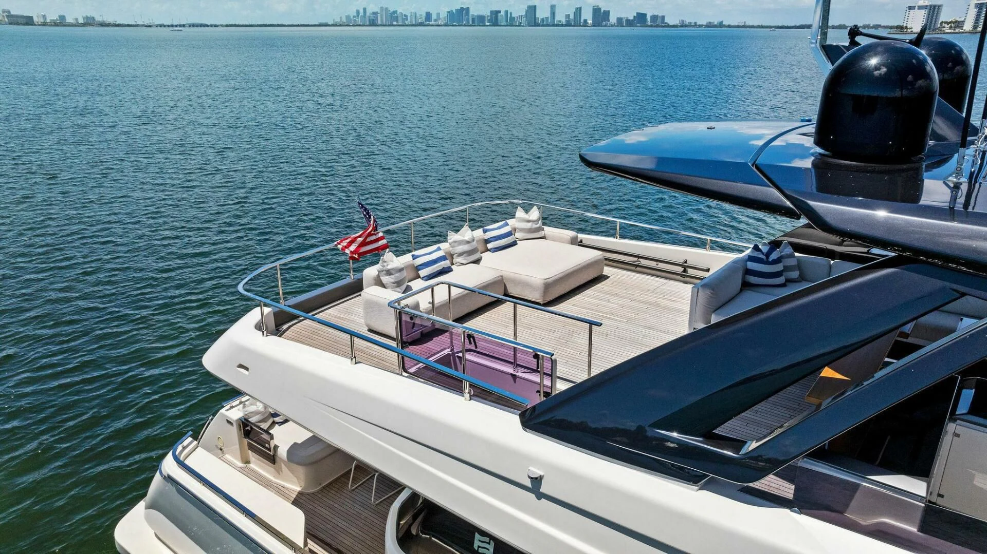 a boat on the water aboard INEA Yacht for Sale